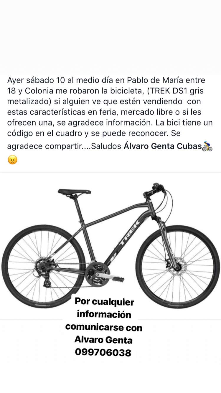 Bicleta Trek Robada DS1